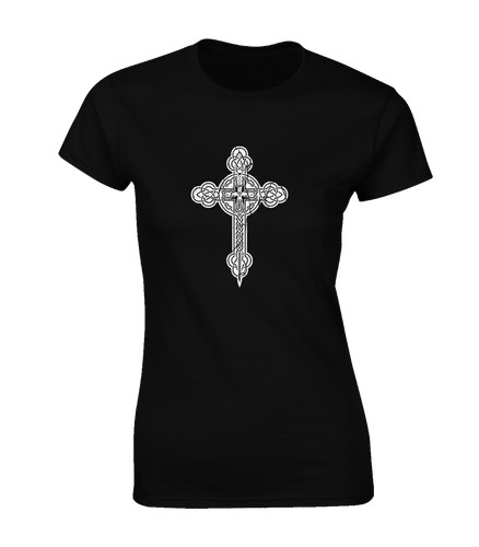 Celtic cross sword ladies - celtic, t